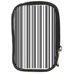 Barcode Pattern Compact Camera Leather Case