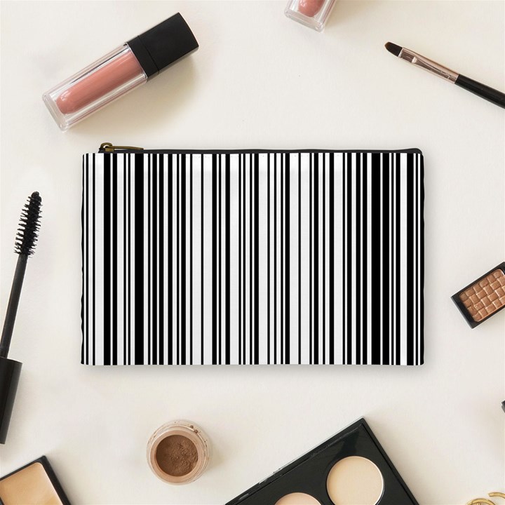 Barcode Pattern Cosmetic Bag (Medium)