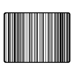 Barcode Pattern Two Sides Fleece Blanket (Small)