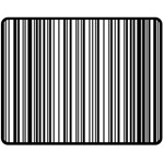 Barcode Pattern Two Sides Fleece Blanket (Medium) 58.8 x47.4  Blanket Front