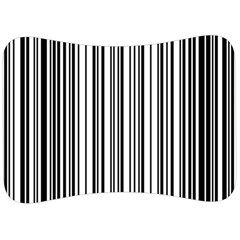 Barcode Pattern Velour Seat Head Rest Cushion