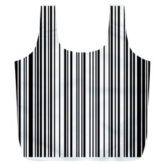 Barcode Pattern Full Print Recycle Bag (XXL)