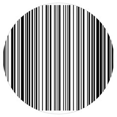 Barcode Pattern Round Trivet