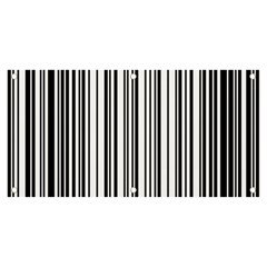 Barcode Pattern Banner And Sign 4  X 2  by Ket1n9