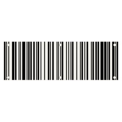 Barcode Pattern Banner and Sign 6  x 2 