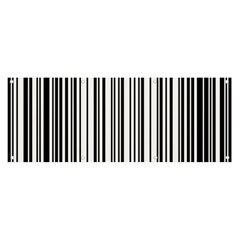 Barcode Pattern Banner and Sign 8  x 3 