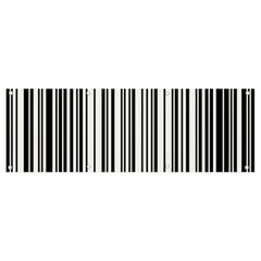 Barcode Pattern Banner and Sign 9  x 3 