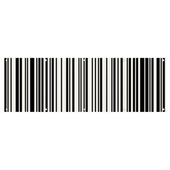 Barcode Pattern Banner and Sign 12  x 4 