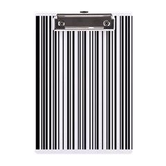 Barcode Pattern A5 Acrylic Clipboard