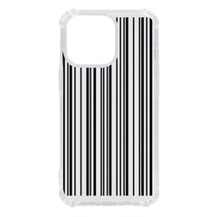 Barcode Pattern iPhone 13 Pro TPU UV Print Case