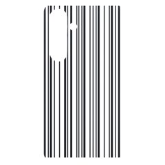 Barcode Pattern Samsung Galaxy S24 6.2 Inch Black TPU UV Case