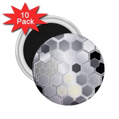 Honeycomb Pattern 2 25  Magnets (10 Pack)  by Ket1n9