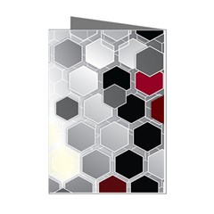 Honeycomb Pattern Mini Greeting Cards (pkg Of 8)