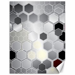 Honeycomb Pattern Canvas 18  X 24  by Ket1n9