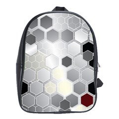 Honeycomb Pattern School Bag (large) by Ket1n9