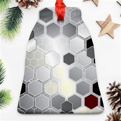 Honeycomb Pattern Bell Ornament (two Sides)