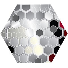 Honeycomb Pattern Wooden Puzzle Hexagon by Ket1n9