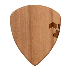 Honeycomb Pattern Wood Guitar Pick (set Of 10)