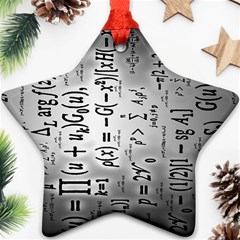 Science Formulas Star Ornament (two Sides)