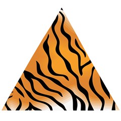 Tiger Skin Pattern Wooden Puzzle Triangle by Ket1n9