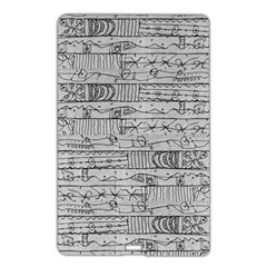 Black And White Hand Drawn Doodles Abstract Pattern Bk Name Card Style Usb Flash Drive