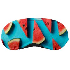 Watermelon Blue Background Sleep Mask