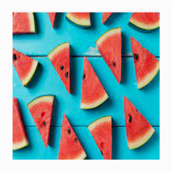 Watermelon Blue Background Medium Glasses Cloth