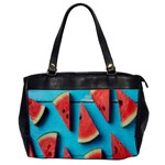 Watermelon Blue Background Oversize Office Handbag Front