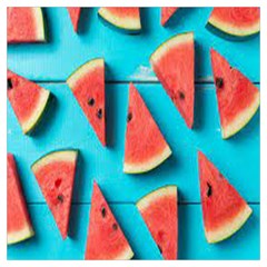 Watermelon Blue Background Lightweight Scarf  by Azkajaya