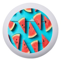 Watermelon Blue Background Dento Box With Mirror by Azkajaya