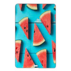 Watermelon Blue Background Name Card Style Usb Flash Drive by Azkajaya