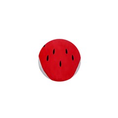 Watermelon Pillow Fluffy 1  Mini Buttons by Azkajaya