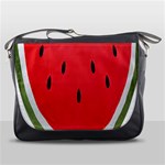 Watermelon Pillow Fluffy Messenger Bag Front