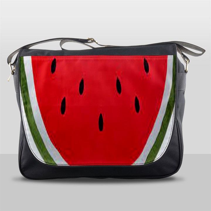 Watermelon Pillow Fluffy Messenger Bag