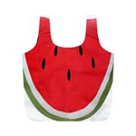 Watermelon Pillow Fluffy Full Print Recycle Bag (M) Front