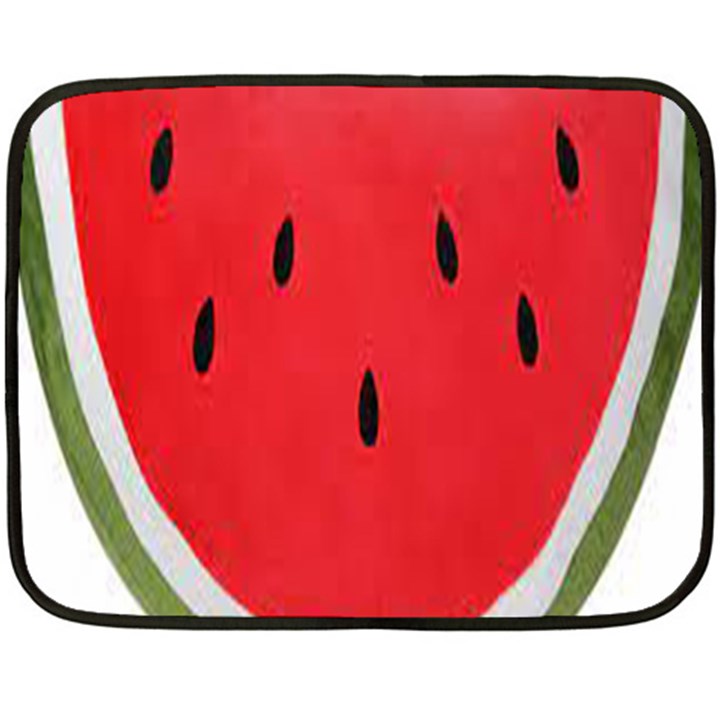 Watermelon Pillow Fluffy Two Sides Fleece Blanket (Mini)