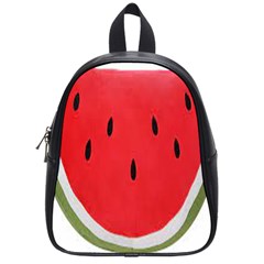 Watermelon Pillow Fluffy School Bag (small) by Azkajaya