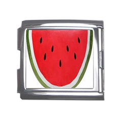 Watermelon Pillow Fluffy Mega Link Italian Charm (18mm)