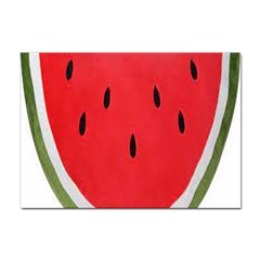 Watermelon Pillow Fluffy Sticker A4 (10 Pack) by Azkajaya