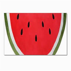 Watermelon Pillow Fluffy Postcards 5  X 7  (pkg Of 10) by Azkajaya