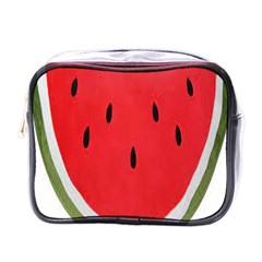 Watermelon Pillow Fluffy Mini Toiletries Bag (one Side) by Azkajaya