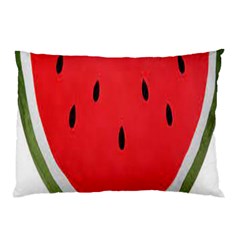 Watermelon Pillow Fluffy Pillow Case (two Sides) by Azkajaya