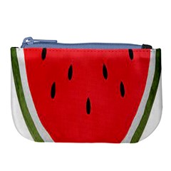 Watermelon Pillow Fluffy Large Coin Purse by Azkajaya