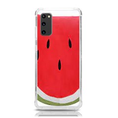 Watermelon Pillow Fluffy Samsung Galaxy S20 6 2 Inch Tpu Uv Case by Azkajaya