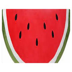 Watermelon Pillow Fluffy Premium Plush Fleece Blanket (medium) by Azkajaya