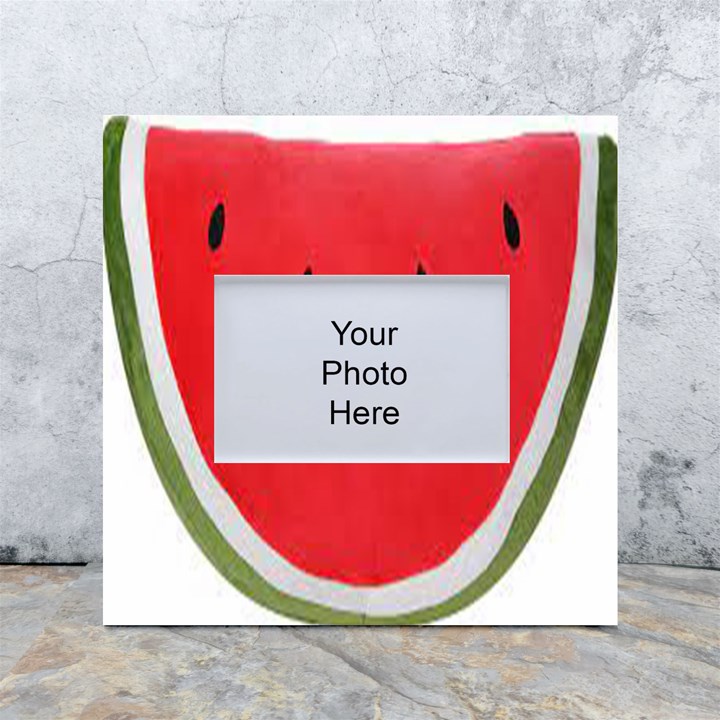 Watermelon Pillow Fluffy White Box Photo Frame 4  x 6 