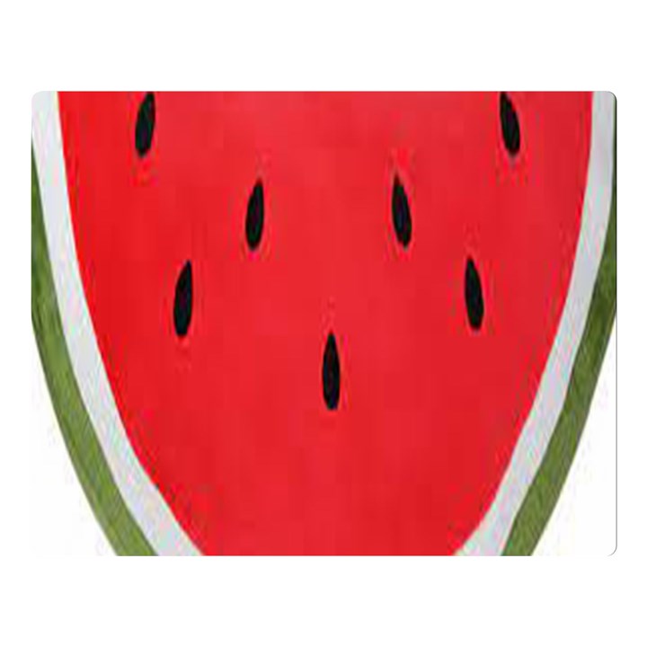 Watermelon Pillow Fluffy Premium Plush Fleece Blanket (Large)