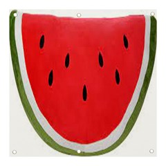 Watermelon Pillow Fluffy Banner And Sign 3  X 3  by Azkajaya