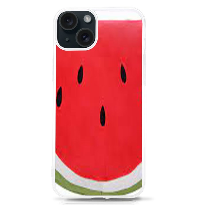 Watermelon Pillow Fluffy iPhone 15 TPU UV Print Case