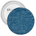 White And Blue Brick Wall 3  Buttons Front